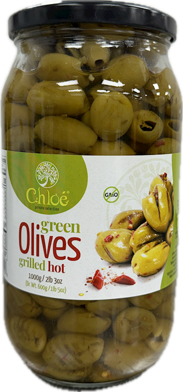 CHLOE OLIVES GREEN GRILLED 6/1KG CHLOE
