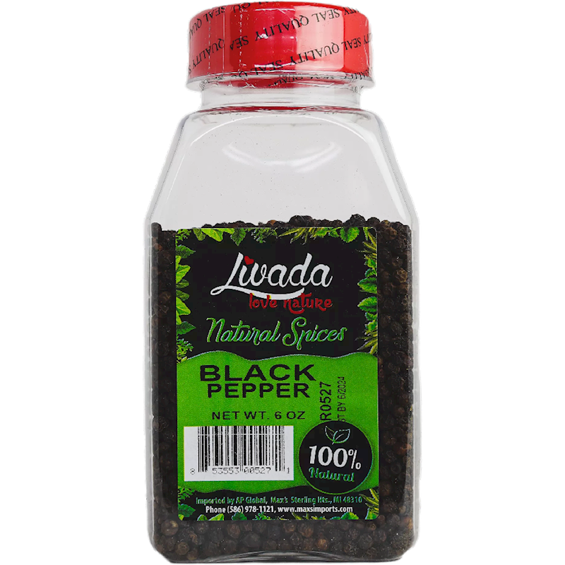 LIVADA- BLACK PEPPER WHL 12/7OZ LIVADA